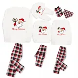 Christmas Matching Family Pajama Santa Football Red Christmas Pajamas Set