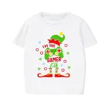 Christmas Matching Family Pajama Cartoon I Am The Elf Game White Christmas Pajamas Set