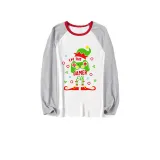 Christmas Matching Family Pajama Cartoon I Am The Elf Game Red Christmas Pajamas Set