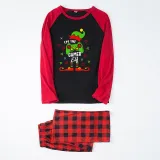 Christmas Matching Family Pajama Cartoon I Am The Elf Game Multicolor Christmas Pajamas Set