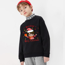 Kids Christmas Tops Merry Christmas Harry Snowflake Cartoon Christmas Sweater