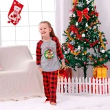 Kids Christmas Pajamas Christmas Tree Wreath Puppy Dog Cartoon Pajamas