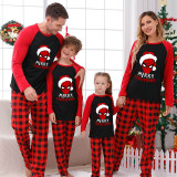 Christmas Matching Family Pajamas Cartoon Super Hero Black Pajamas Set