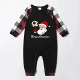 Christmas Matching Family Pajama Santa Football Multicolor Christmas Pajamas Set