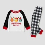 Kids Christmas Pajamas Merry Christmas String Light Super Hero Cartoon Pajamas