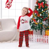 Kids Christmas Pajamas Merry Christmas Hair Band Kitten Cartoon Pajamas