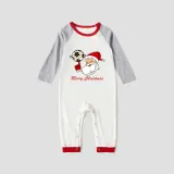 Christmas Matching Family Pajama Santa Football Red Christmas Pajamas Set