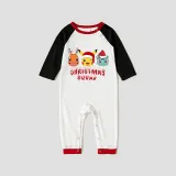 Kids Christmas Pajamas Merry Christmas String Light Super Hero Cartoon Pajamas