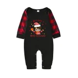 Christmas Matching Family Pajama Cartoon Harry Snowflake Black Christmas Pajamas Set