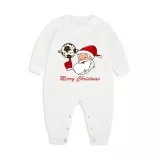 Christmas Matching Family Pajama Santa Football Red Christmas Pajamas Set