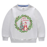 Kids Christmas Tops Cartoon Rabbit Christmas Sweater