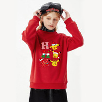 Kids Christmas Tops HO HO HO Cartoon Christmas Sweater