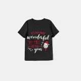 Christmas Matching Family Pajama It Is The Most Wonderful Time Wine Black Christmas Pajamas Set