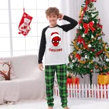 Kids Christmas Pajamas Merry Christmas Super Hero Cartoon Pajamas