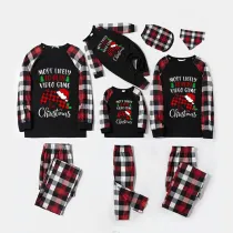Christmas Matching Family Pajama Cartoon Most Likely To Play Game Multicolor Christmas Pajamas Set