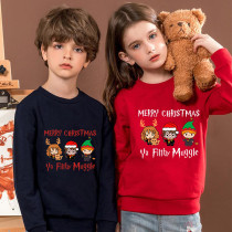 Kids Christmas Tops Merry Christmas Ya Filthy Muggle Cartoon Christmas Sweater