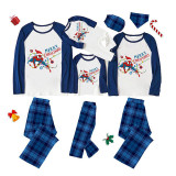 Christmas Matching Family Pajamas Cartoon String Light Super Hero Pajamas Set