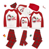 Christmas Matching Family Pajamas Cute Cat Kitten Red Pajamas Set