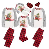 Christmas Matching Family Pajamas Cartoon Puppy Dog Christmas Car White Pajamas Set