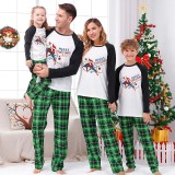 Christmas Matching Family Pajamas Cartoon String Light Super Hero Pajamas Set