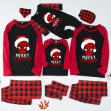 Christmas Matching Family Pajamas Cartoon Super Hero Black Pajamas Set