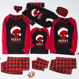Christmas Matching Family Pajamas Cartoon Super Hero Black Pajamas Set