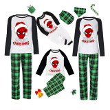 Christmas Matching Family Pajamas Cartoon Super Hero Merry Christmas Pajamas Set