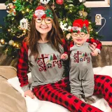 Christmas Matching Family Pajamas True Jesus Story Gray Pajamas Set