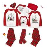 Christmas Matching Family Pajamas Snow Three Gnomies Christ Gray Pajamas Set