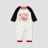 Christmas Matching Family Pajamas Believe Hope Santa Reindeer Gray Pajamas Set