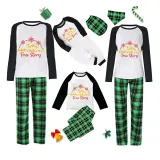 Christmas Matching Family Pajamas Christians Jesus Story Blue Pajamas Set