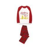 Christmas Matching Family Pajamas Christmas Begins with Christ Devout Christians Gray Pajamas Set