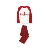 Christmas Matching Family Pajamas Believe Snowman Gray Pajamas Set