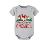 Christmas Matching Family Pajamas Sitting Gnimoes Short Pajamas Set