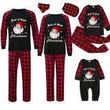 Christmas Matching Family Pajamas My Family Who Loves Christmas Black Pajamas Set