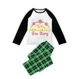 Christmas Matching Family Pajamas Christians Jesus Story Blue Pajamas Set