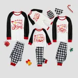 Christmas Matching Family Pajamas Believe Hope Santa Reindeer Gray Pajamas Set