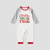 Christmas Matching Family Pajamas Christmas Begins with Christ Plaids Pants Pajamas Set