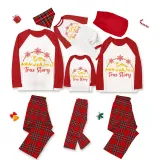 Christmas Matching Family Pajamas Christians Jesus Story Gray Pajamas Set