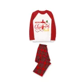 Christmas Matching Family Pajamas Devout Christians Merry Christmas Gray Pajamas Set