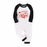 Christmas Matching Family Pajamas Believe Hope Santa Reindeer Blue Pajamas Set