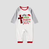 Christmas Matching Family Pajamas Silly Santa Christmas Is For Jesus Plaids Pants Pajamas Set