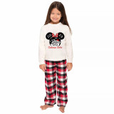 Christmas Matching Family Pajamas Cartoon Mouse 2023 Family Christmas Cruise White Pajamas Set