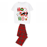 Christmas Matching Family Pajamas Cartoon Mouse HO HO HO Short Pajamas Set