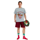 2024 Christmas Matching Family Pajamas Dachshund Through The Snow Short Pajamas Set