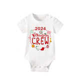 2023 Christmas Matching Family Pajamas Exclusive Design Christmas Crew Wreath Short Pajamas Set