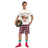 2024 Christmas Matching Family Pajamas Dachshund Through The Snow Short Pajamas Set