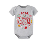 2023 Christmas Matching Family Pajamas Exclusive Design Christmas Crew Wreath Short Pajamas Set