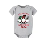 2024 Christmas Matching Family Pajamas Hanging With My Gnomies Short Pajamas Set