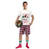 2024 Christmas Matching Family Pajamas Hanging With My Gnomies Short Pajamas Set